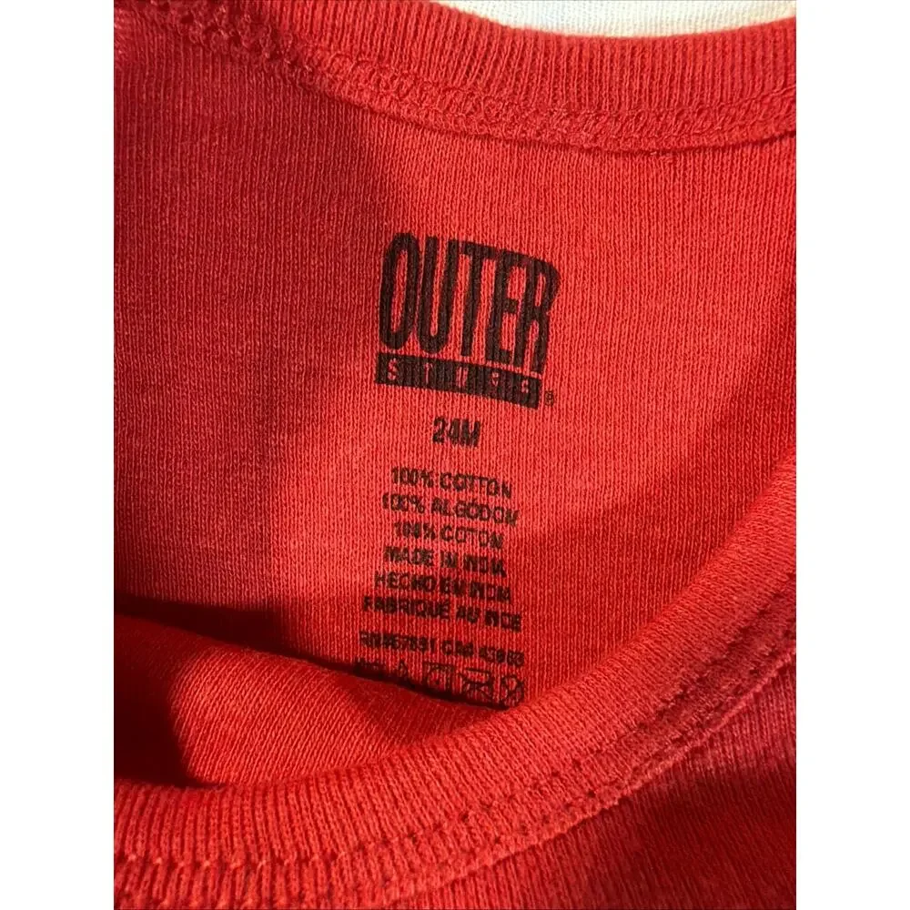 Outerstuff WNBA Mystics Baby Bodysuit One-Piece 24M Red Short Sleeve Snap